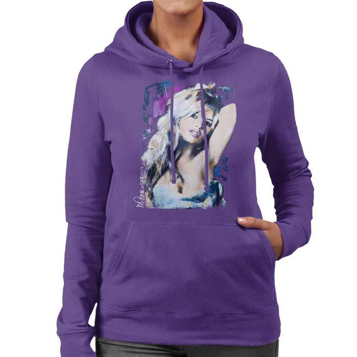 Sidney Maurer Original Portrait Of Brigitte Bardot Women's Hooded Sweatshirt