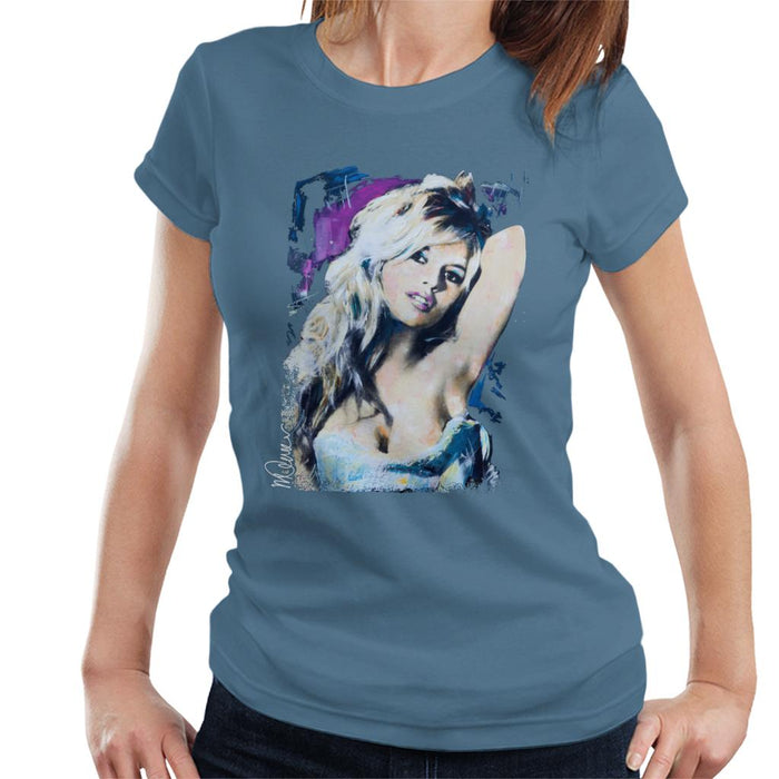 Sidney Maurer Original Portrait Of Brigitte Bardot Women's T-Shirt
