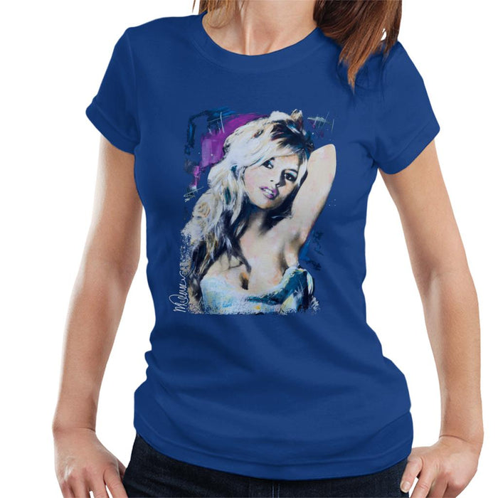 Sidney Maurer Original Portrait Of Brigitte Bardot Women's T-Shirt
