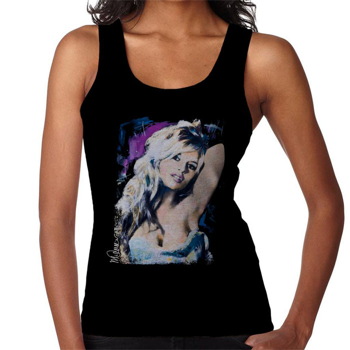 Sidney Maurer Original Portrait Of Brigitte Bardot Women's Vest