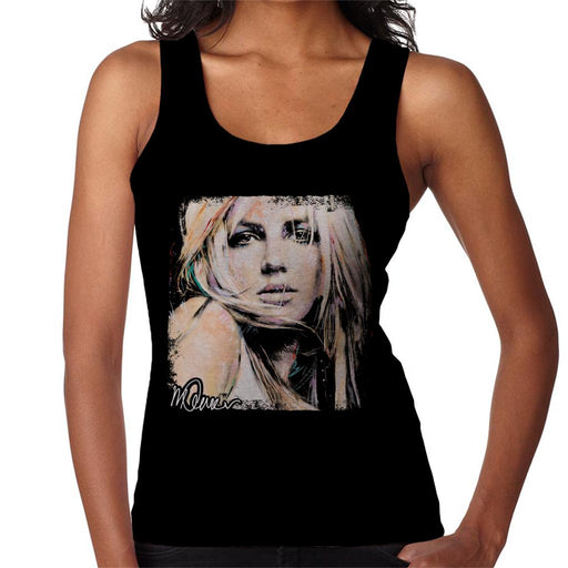 Sidney Maurer Original Portrait Of Britney Spears Women's Vest