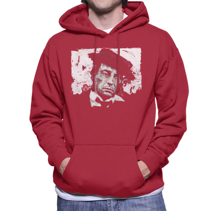 Sidney Maurer Original Portrait Of Buster Keaton Men's Hooded Sweatshirt