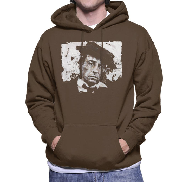 Sidney Maurer Original Portrait Of Buster Keaton Men's Hooded Sweatshirt