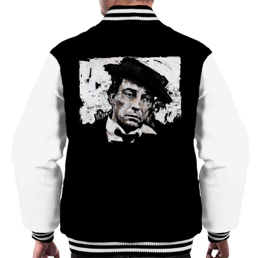 Sidney Maurer Original Portrait Of Buster Keaton Men's Varsity Jacket
