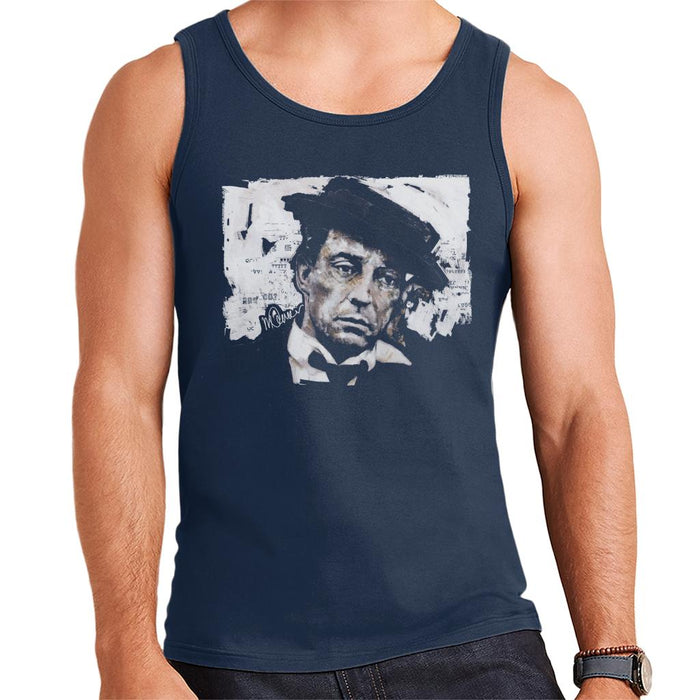 Sidney Maurer Original Portrait Of Buster Keaton Men's Vest