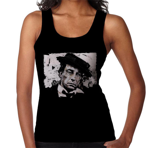 Sidney Maurer Original Portrait Of Buster Keaton Women's Vest