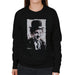 Sidney Maurer Original Portrait Of Charlie Chaplin Smiling Women's Sweatshirt