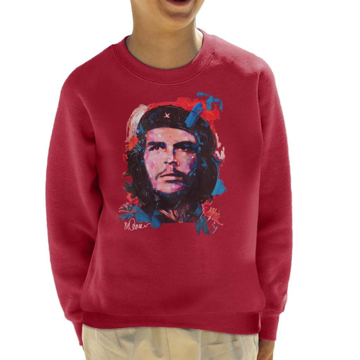 Sidney Maurer Original Portrait Of Che Guevara Kid's Sweatshirt