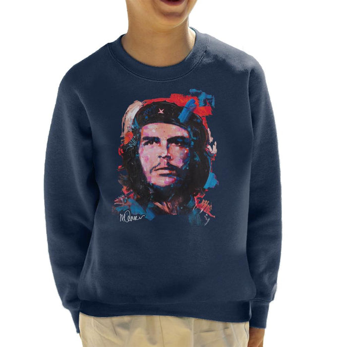 Sidney Maurer Original Portrait Of Che Guevara Kid's Sweatshirt