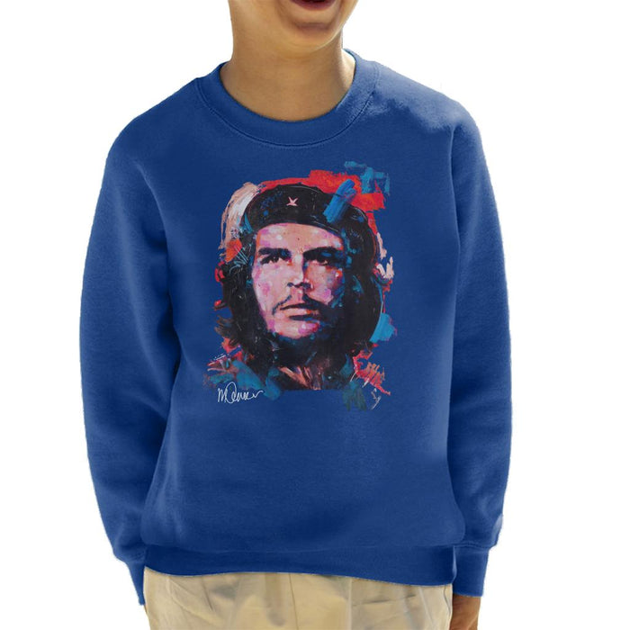 Sidney Maurer Original Portrait Of Che Guevara Kid's Sweatshirt