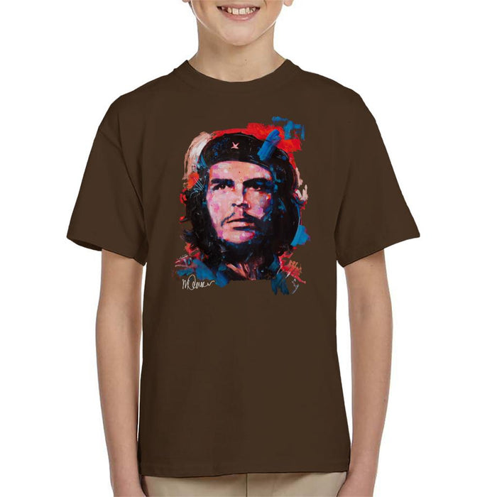 Sidney Maurer Original Portrait Of Che Guevara Kid's T-Shirt