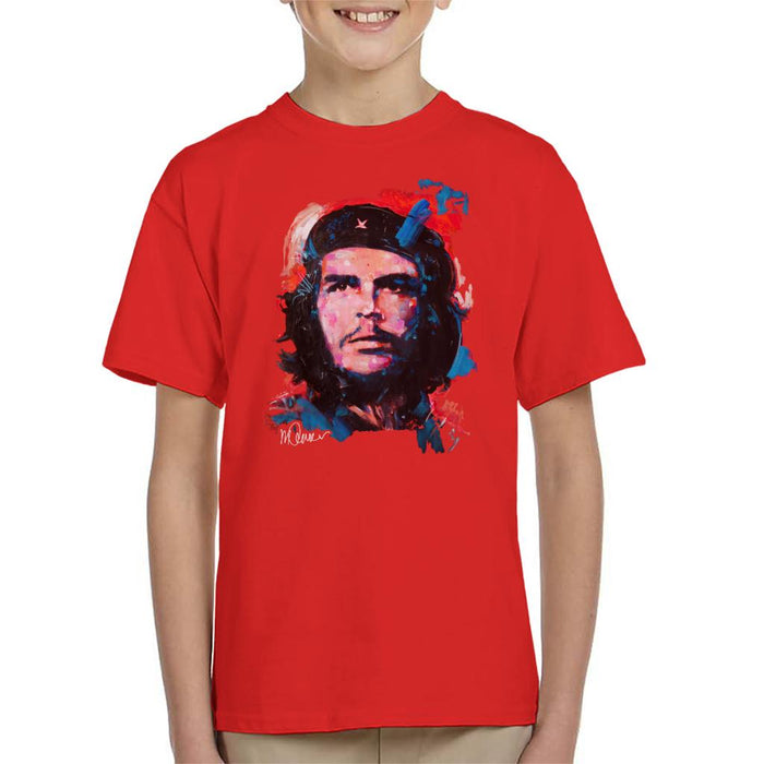 Sidney Maurer Original Portrait Of Che Guevara Kid's T-Shirt
