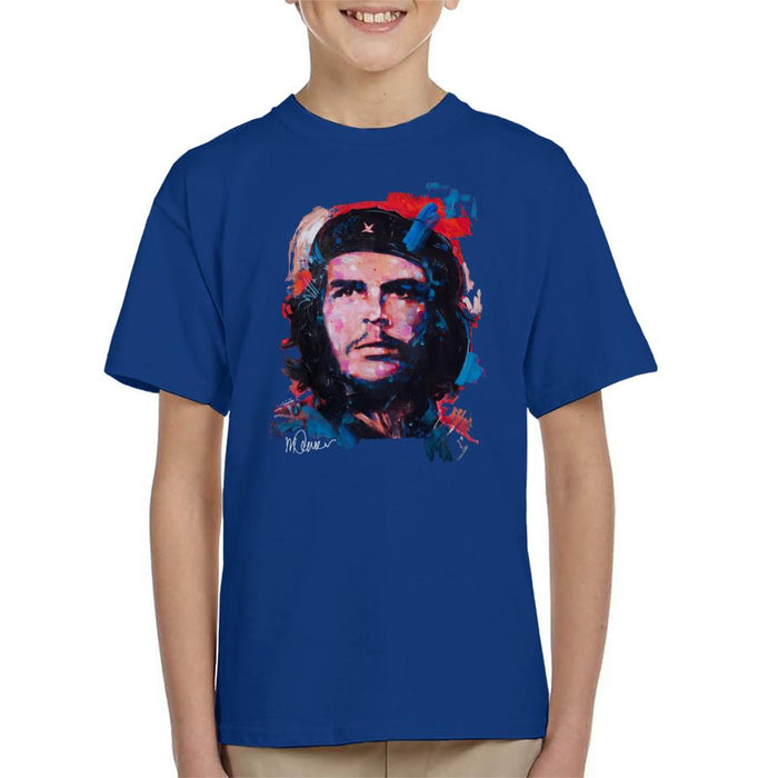 Sidney Maurer Original Portrait Of Che Guevara Kid's T-Shirt