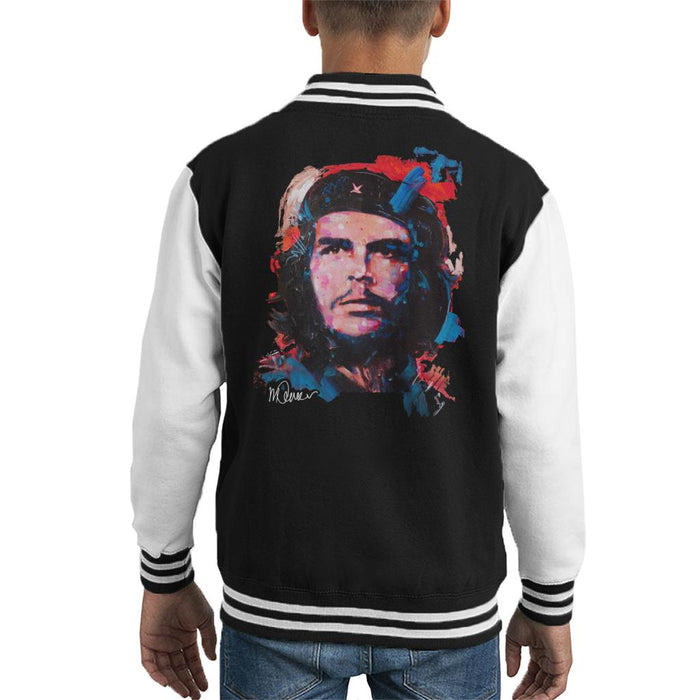 Sidney Maurer Original Portrait Of Che Guevara Kid's Varsity Jacket
