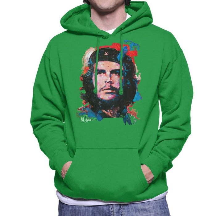 Sidney Maurer Original Portrait Of Che Guevara Men's Hooded Sweatshirt