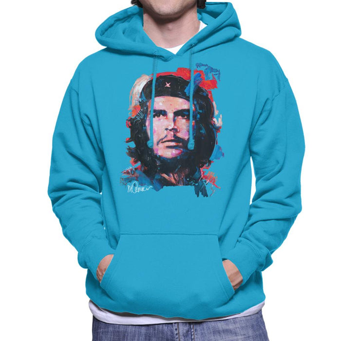 Sidney Maurer Original Portrait Of Che Guevara Men's Hooded Sweatshirt