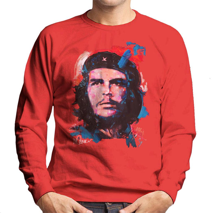 Sidney Maurer Original Portrait Of Che Guevara Men's Sweatshirt