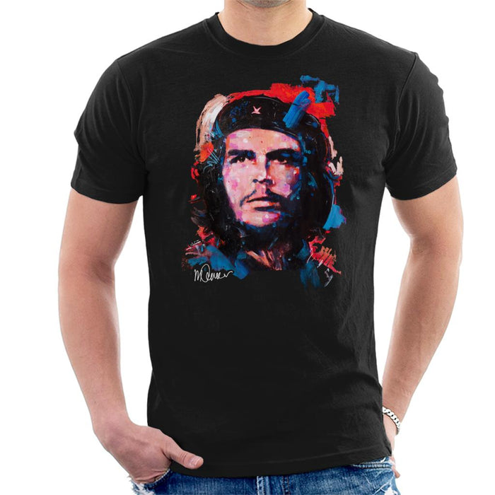 Sidney Maurer Original Portrait Of Che Guevara Men's T-Shirt