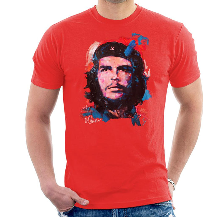 Sidney Maurer Original Portrait Of Che Guevara Men's T-Shirt