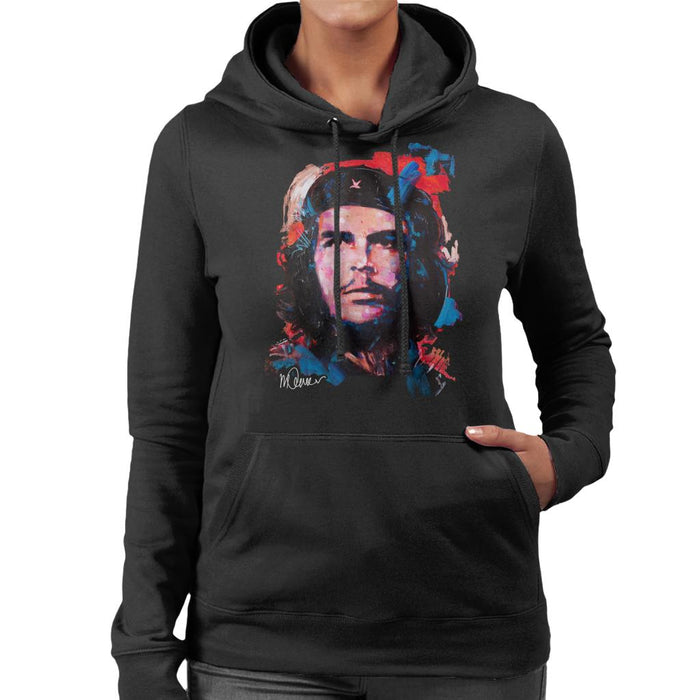 Sidney Maurer Original Portrait Of Che Guevara Women's Hooded Sweatshirt