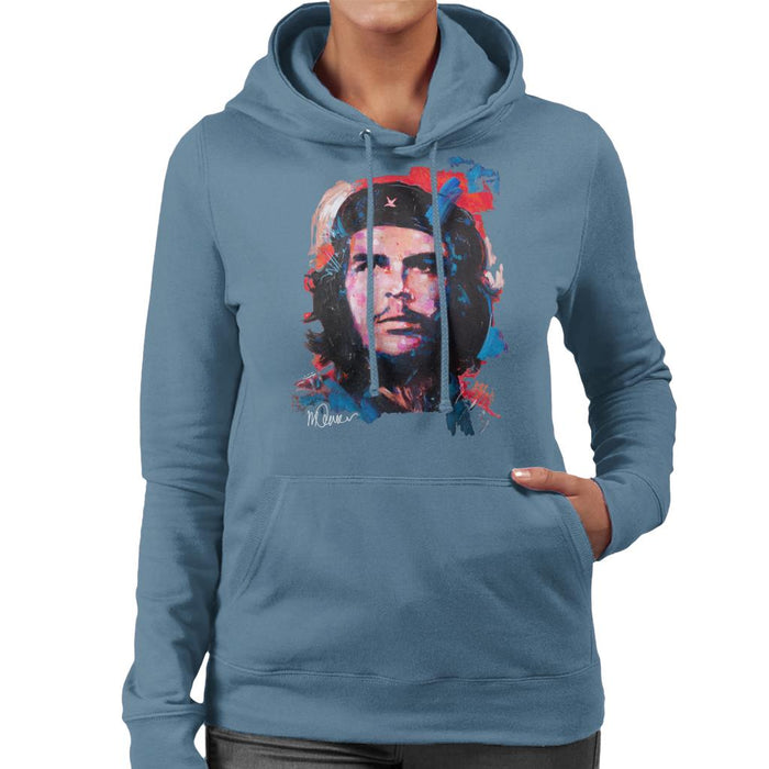 Sidney Maurer Original Portrait Of Che Guevara Women's Hooded Sweatshirt