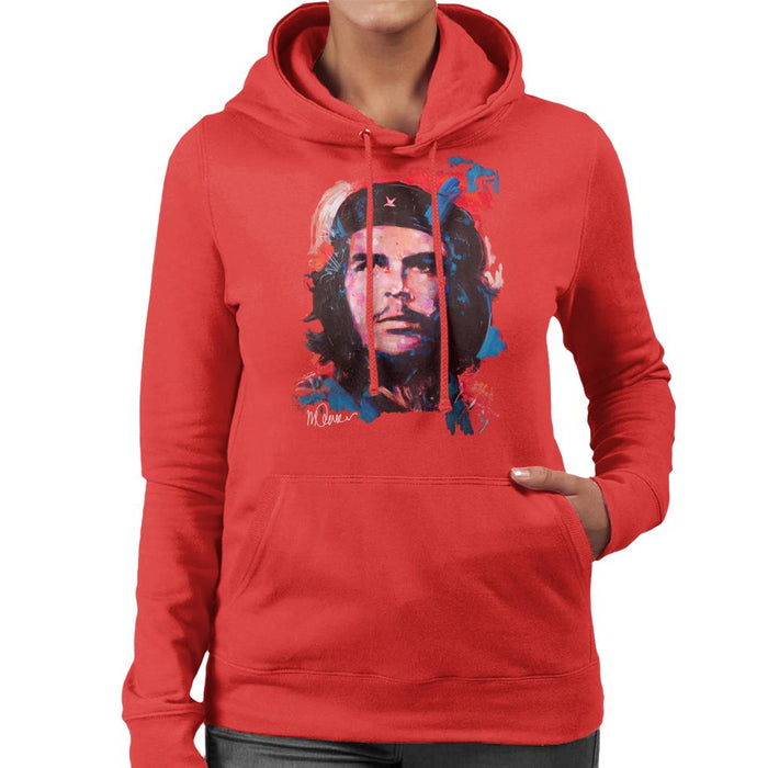 Sidney Maurer Original Portrait Of Che Guevara Women's Hooded Sweatshirt