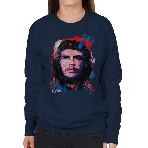 Sidney Maurer Original Portrait Of Che Guevara Women's Sweatshirt