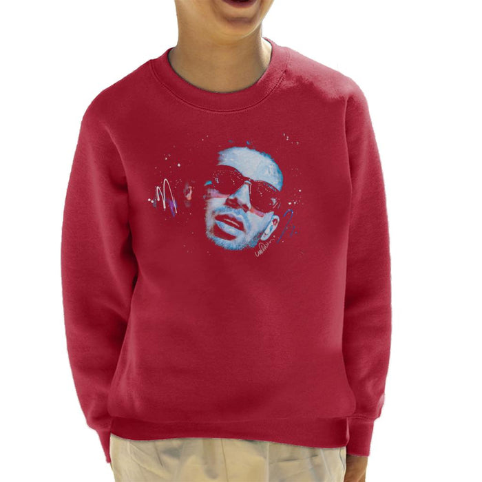 Sidney Maurer Original Portrait Of Drake Sunglasses Kid's Sweatshirt