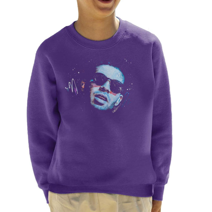 Sidney Maurer Original Portrait Of Drake Sunglasses Kid's Sweatshirt