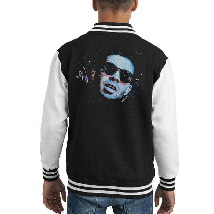 Sidney Maurer Original Portrait Of Drake Sunglasses Kid's Varsity Jacket