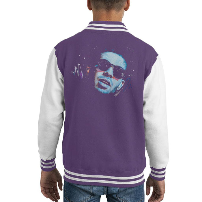 Sidney Maurer Original Portrait Of Drake Sunglasses Kid's Varsity Jacket