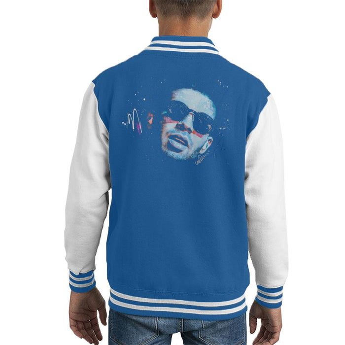 Sidney Maurer Original Portrait Of Drake Sunglasses Kid's Varsity Jacket
