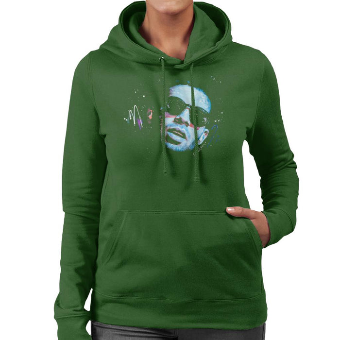 Sidney Maurer Original Portrait Of Drake Sunglasses Women's Hooded Sweatshirt