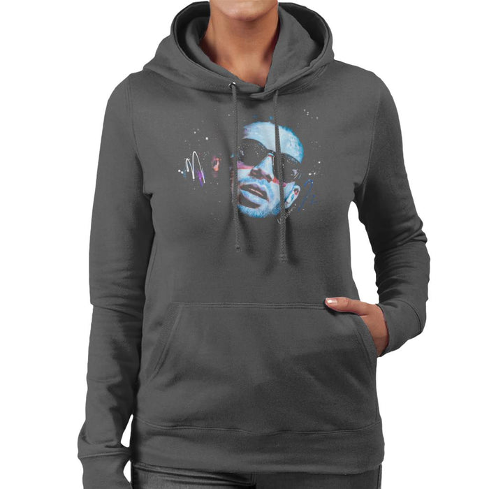 Sidney Maurer Original Portrait Of Drake Sunglasses Women's Hooded Sweatshirt