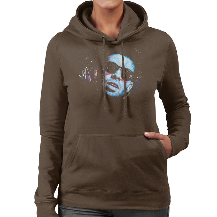 Sidney Maurer Original Portrait Of Drake Sunglasses Women's Hooded Sweatshirt