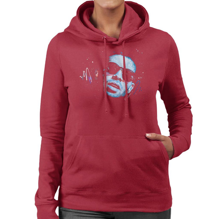 Sidney Maurer Original Portrait Of Drake Sunglasses Women's Hooded Sweatshirt