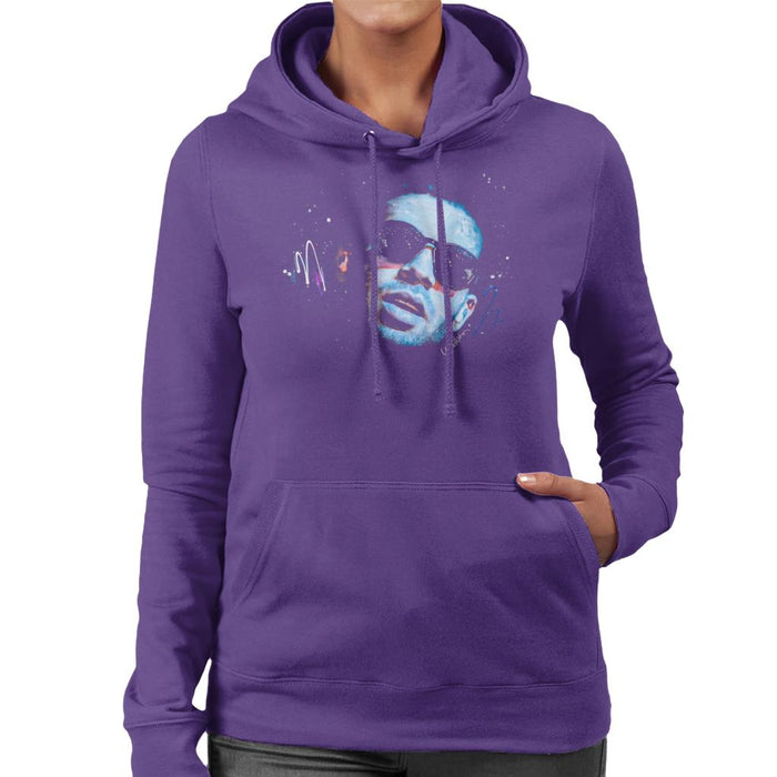 Sidney Maurer Original Portrait Of Drake Sunglasses Women's Hooded Sweatshirt