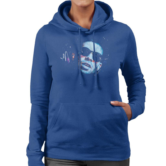 Sidney Maurer Original Portrait Of Drake Sunglasses Women's Hooded Sweatshirt