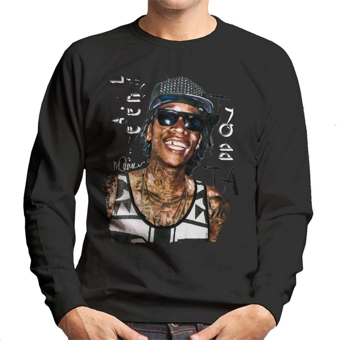 Sidney Maurer Original Portrait Of Wiz Khalifa Men's Sweatshirt
