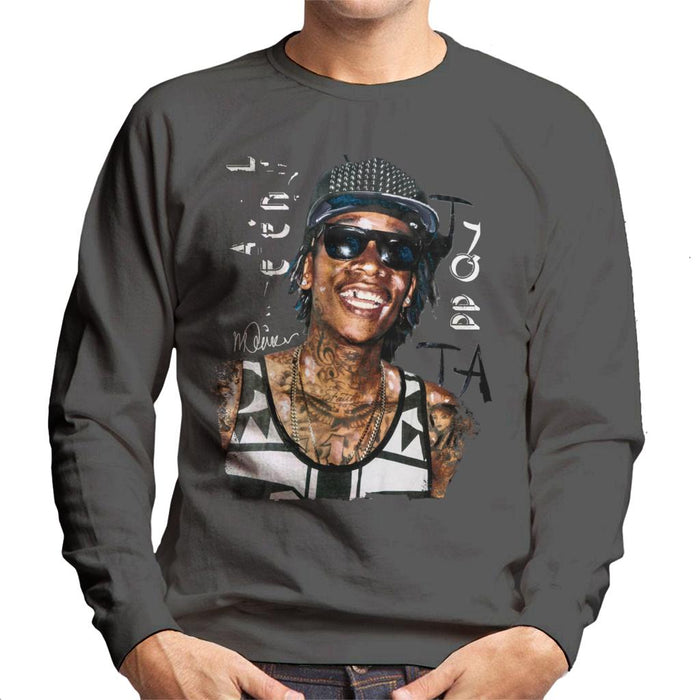 Sidney Maurer Original Portrait Of Wiz Khalifa Men's Sweatshirt
