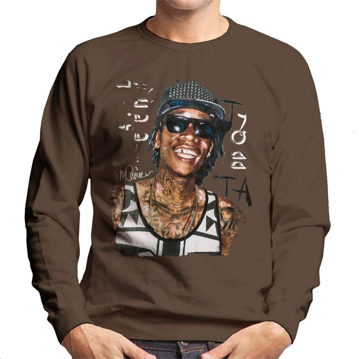 Sidney Maurer Original Portrait Of Wiz Khalifa Men's Sweatshirt