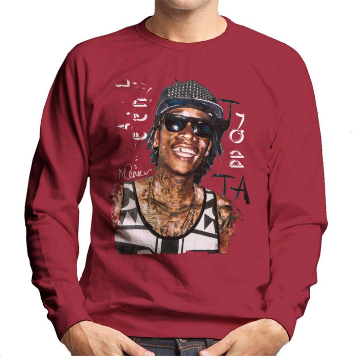 Sidney Maurer Original Portrait Of Wiz Khalifa Men's Sweatshirt