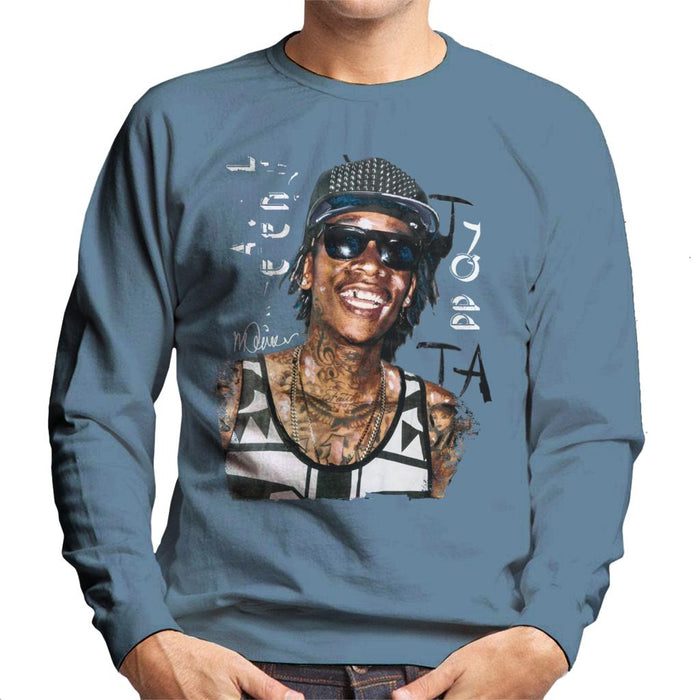 Sidney Maurer Original Portrait Of Wiz Khalifa Men's Sweatshirt