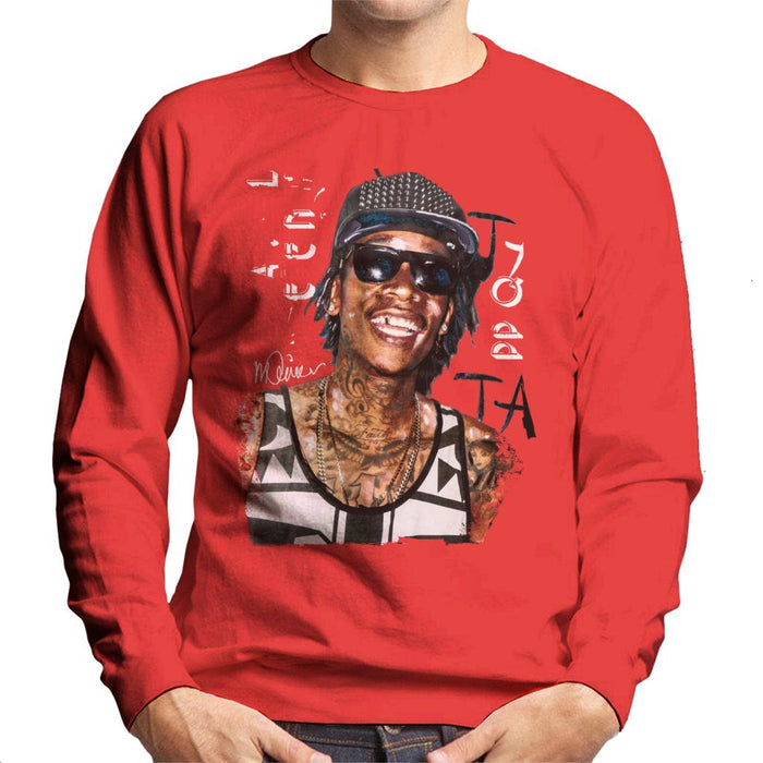 Sidney Maurer Original Portrait Of Wiz Khalifa Men's Sweatshirt