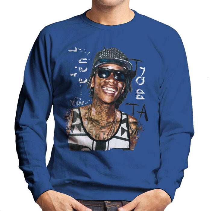 Sidney Maurer Original Portrait Of Wiz Khalifa Men's Sweatshirt