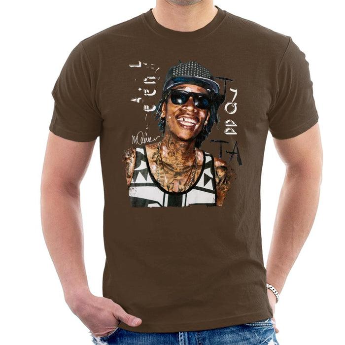 Sidney Maurer Original Portrait Of Wiz Khalifa Men's T-Shirt