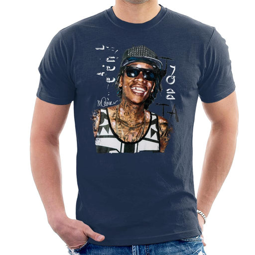 Sidney Maurer Original Portrait Of Wiz Khalifa Men's T-Shirt