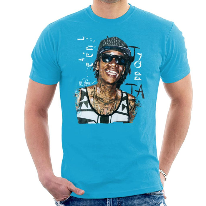 Sidney Maurer Original Portrait Of Wiz Khalifa Men's T-Shirt