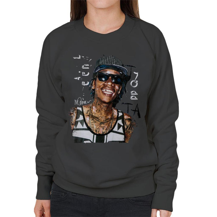 Sidney Maurer Original Portrait Of Wiz Khalifa Women's Sweatshirt