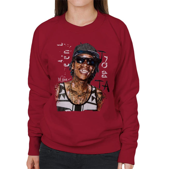 Sidney Maurer Original Portrait Of Wiz Khalifa Women's Sweatshirt